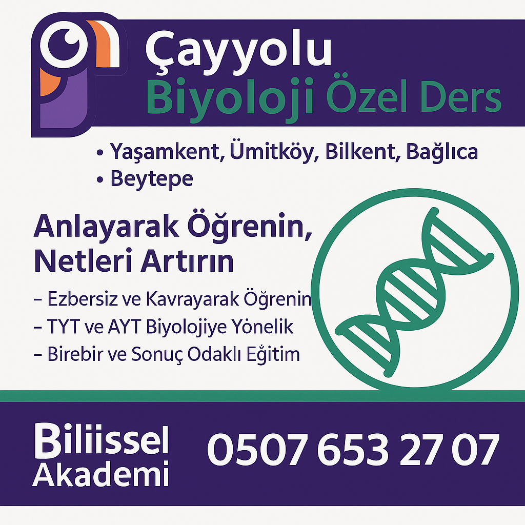 çayyolu biyoloji özel ders